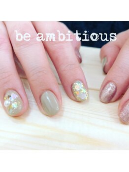ネイルサロンアンドスクール ビーアンビシャス(be ambitious)/シェルからにじいろが生まれる