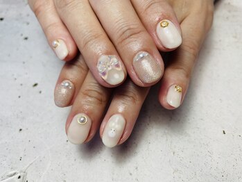 ヘアーアンドネイル ルシア(Hair&Nail Lucia)/さり気ないくまさんネイル!