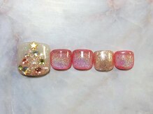 ディースタイル ネイルスタジオ(d-style)/クリスマスツリーネイル