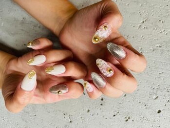 #フィルイン#ニュアンス#ネイル