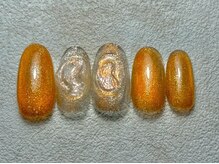 レイネイル レイエステティック 岐阜茜部店(RAY NAIL & RAY ESTHETIC)/オレンジニュアンス
