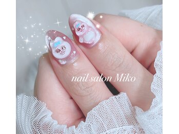 ミコ(Miko)/おぱんちゅうさぎネイル