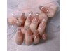 【Hand】チップ長さだし　マグネットフレンチネイル　￥12980