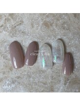 ネイルサロンクリアヴィラ(nail salon clear villa)/simple designコース￥7990