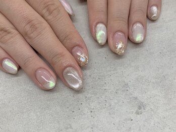 ディーネイル 京橋(D-nail)/平田/オーロラネイル