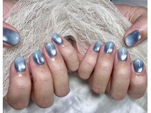 エイミーユア(Eimmy Yua)/#ブルーマググラデnail