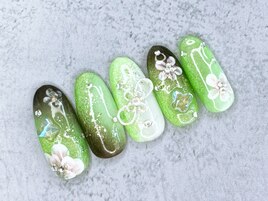 ◆成人式ネイルデザイン◆￥8500