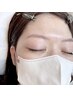 自眉活かしたナチュラル眉☆眉毛パーマで毛流れ調整（眉カラー無し）