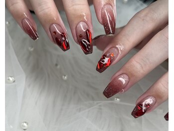 テネル 横浜(tener)/>>赤フラッシュネイル