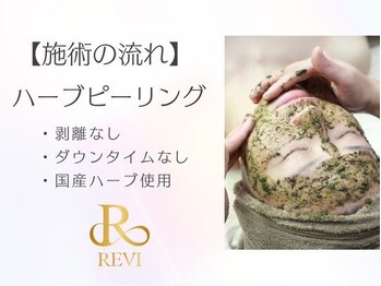 ホワイトアクア 北千住店(WHITE AQUA)/REVIハーブピーリング施術の流れ