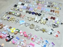 300個以上のパーツで豊富です！持ち込みコースは付け放題です♪