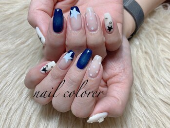 クロレ(colorer)/星andチークネイル/キラキラ/星