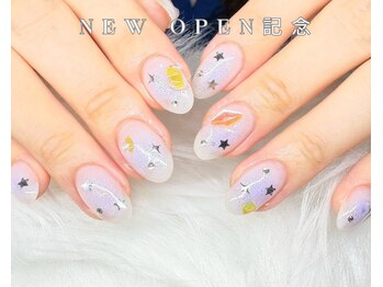 ビー 茨木(be)/グラデーションブライダルネイル