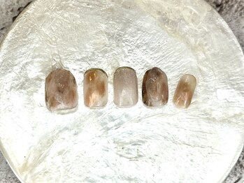 カラネイル 南森町店(calla nail)/ふんわり秋色ニュアンス