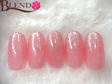 ブレンド 広尾店(BLEND)/マオワンカラーに先端ラメ