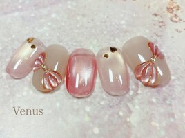 ぷっくりリボン×マグネット