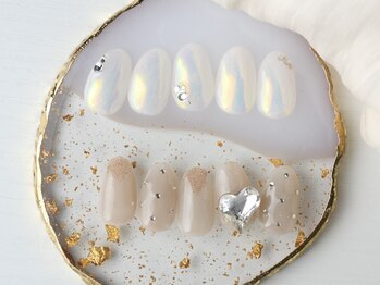 ジェルネイル専門　WHITE NAIL 伊丹店【フィルイン/ニュアンス/マグネット】/定額アート/ワンホンネイル