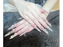 ナナネイル(Nana Nail)/キラキラゴテゴテロングネイル
