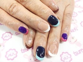 配色命なカラフル☆フレンチ