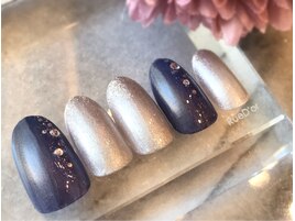 シンプル上品ラメアート