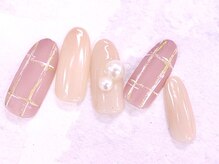 ネイルサロン ドルチェネイル 柏店(Dolce.Nail)/チェック#パール