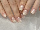 オーロラミラーネイル☆￥7000