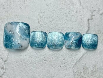 レイネイル レイエステティック 岐阜茜部店(RAY NAIL & RAY ESTHETIC)/ブルーマグニュアンス