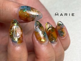 5)8000円 もやもやネイル 1002e