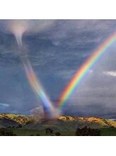 プチローズ/12年前に頂いた不思議な虹です