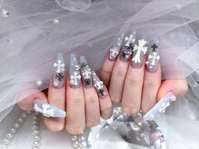 ミミネイル(Mimi nail)/ブルークロムネイル