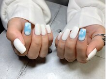 アンアント(An-ant)/ホワイト 雲ネイル