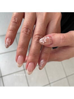 ラ マルク ミスズ(la marque Ms's)/上品フラワーネイル★