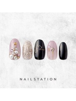 ネイルステーション イオンモール伊丹店(NAIL STATION)/クリスマスネイル／パラジェル