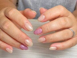 ワンカラーネイル/ホロネイル