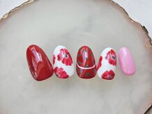 ネイルサロン フローリア(nail salon Florir)/赤ネイル