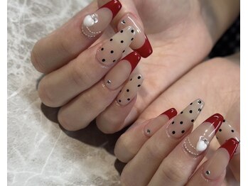 パーミル アイ アンド ネイル クマモト(permille ‰ eye&nail Kumamoto)/ドットネイル