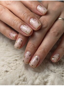 ハチニーキューネイルアトリエ(829 Nail Atelier)/ワンカラー+アート