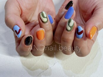 アンドネイル ビューティー(AND nail,beauty)/秋ネイル/ニュアンス/藤沢