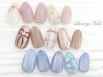 ラグジュアリーネイルズ アカバネ(Luxury Nails Akabane)の写真/【パラジェル導入サロン】赤羽の大人気上質Nailサロン★妥協ないご褒美ネイルの完成☆Only1の指先に…!