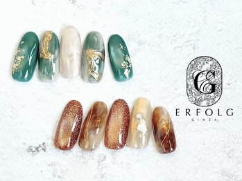 エアフォルク 銀座(ERFOLG)/上品なニュアンスネイル