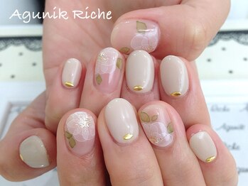 アグニークリッシェ(Agunik Riche)/【水彩ネイル】