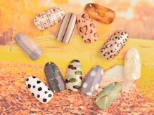 ア ネイル(A nail)/オータム☆アニマル【つけ放題】