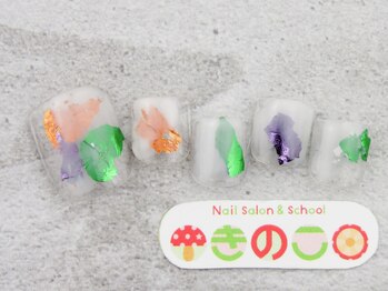 ネイルサロン きのこ/選べるフットデザインSコース