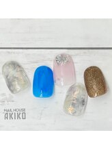 ネイルハウス安气子 新丸ビル店/大人ネイル