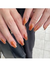 アリュール アンド エテルノ 小山店(Allure & ETERNO)/モヤモヤオレンジネイル☆