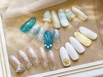 ネイルサロン キュラソー(Curacao)/R6.7月定額デザイン