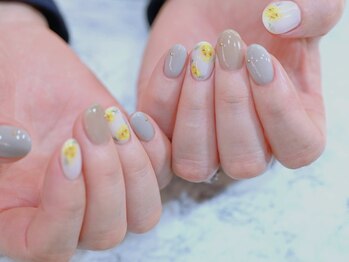 ルシェルアイ/ミモザ☆シンプル☆くすみカラー