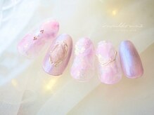 ミルクネイル(MILK NAIL)/パープル天然石〈新規7500円〉