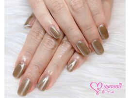 モスグリーンマグネットネイル！