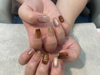 大人ブラウンニュアンス